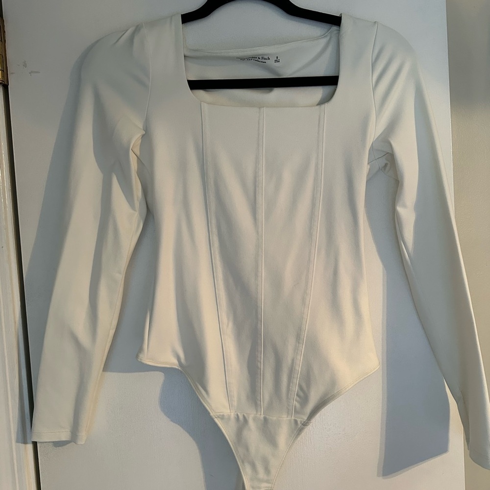 Abercrombie and Fitch White Bodysuit